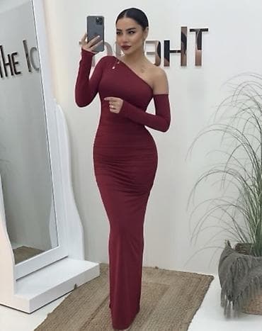 leopard print haljine: ❤️Elegantna ženska duga haljina na jedno rame po ceni od 2500din
S m l — 5