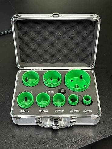 tolsen tools made in: 05. 🔥 SET KRUNASTIH BURGIJA – 8 DELOVA + ADAPTER 🔥 Profesionalni set — 3