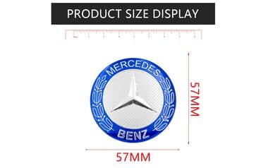 Vozila: MERCEDES-plastificirane nalepnice za felne-set od 4 komada MERCEDES — 5