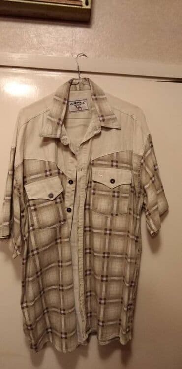 Men's Clothing: Muska kosulja Camel pamuk vel. XL, br.42 kao nova — 1