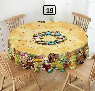 bonatti bade mantil muski: Uskršnji okrugli stolnjak – modeli 19 i 21 - Dizajn: prolećni motivi — 2