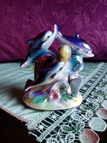 figurice hari poter kinder joy: Figura nova,stari porcelan. Visina. 12cm. Duzina. 12cm — 5