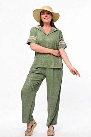 ženski kompleti za punije: ***Hit kompleti za punije dame cena 3600 Pamuk viskoza elastin Siri — 9