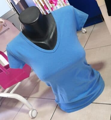pantalone push up: S (EU 36), Pamuk, bоја - Svetloplava — 1