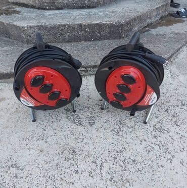 motalice za struju bez kabla: Profi motalice 3x2.5 Gumirani kabal 50 metara Germany Cena 8000 — 6