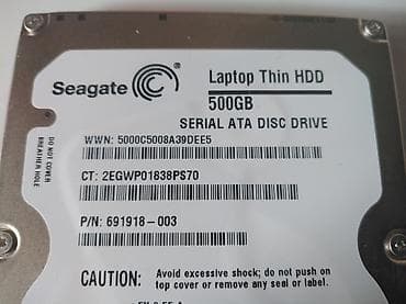 hard diskovi za laptopove: Seagate - 500 GB - 100% 100% Format je predviđen za laptopove ali — 2