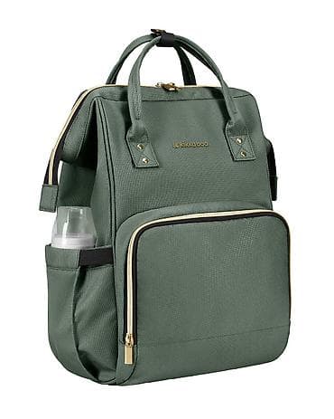 deciji satovi igracke: KikkaBoo Torba za mame Siena premium – army green (Šifra: KKB2) — 4