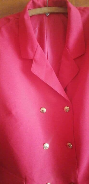 Blazers: Ženski sako u jarko ružičastoj/ ciklama boji. Klasican kroj sa — 4