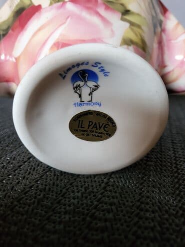 zemljane posude: Korpa nova,vintaz,bombonijera Limonz stil Harmony. Porcelanska — 16