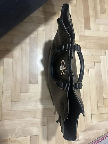 Putni koferi i torbe: Calvin Klein torba – monogram print - Model: elegantna tote/šoping — 2