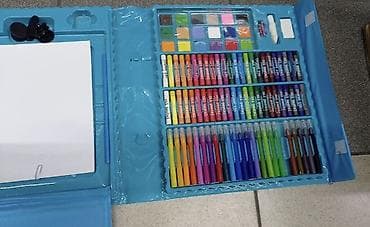 Sweatpants: Veliki komplet za crtanje i slikanje za decu – preklopna kofer–radna — 2