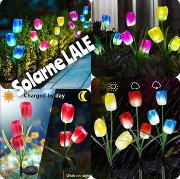 držač za ruže stablašice: Solarne lale Solarno drvce Silarni ljiljan Solarne ruze Cena za 2kom — 16