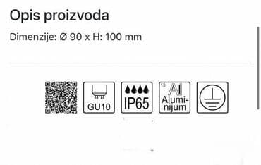 rasveta obrenovac: Plafonjera, bоја - Crna, Novo — 3