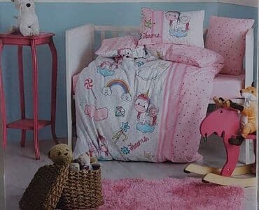 krevetac za bebe 3 u 1: Posteljina za bebe, Ranforce — 3