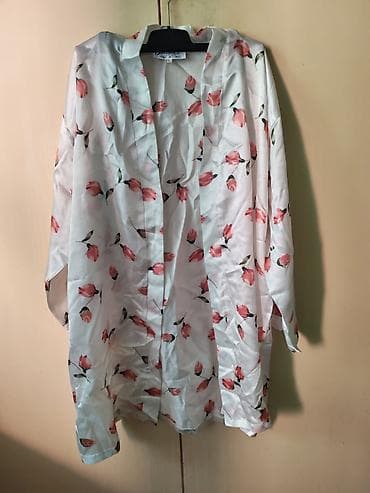 Bademantili: Ženski kimono/kućni ogrtač od 100% svile. - Brend: oznaka na etiketi — 1