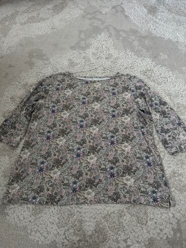 crop top c a: 9Fashion Woman, XL (EU 42), 2XL (EU 44), Pamuk, Cvetni, bоја - Šareno — 1