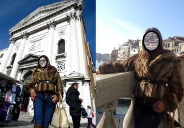 Fur coats: M, With lining, Arctic fox, color - Brown — 5