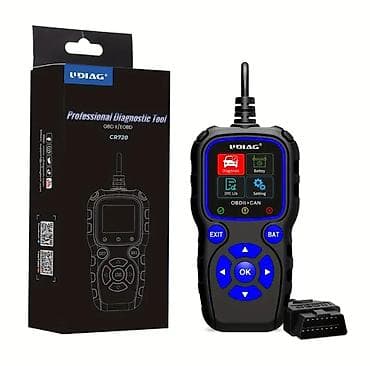 rucni kompresor za vazduh: Novo - UDIAG CR720 OBD2 EOBD+CAN sa testerom napona baterije Funkcije — 7