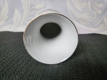 Značke, ordenje i medalje: Vaza nova Titov Veles porcelan 70te. Vaza nova,par tackica fabricki — 6