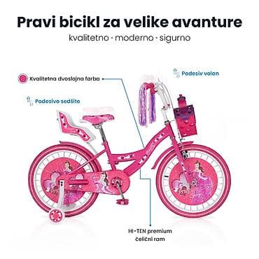 decija bicikla 20 inca: Dečija bicikla 20" Story – šarmantna bicikla sa motivima srca Šifra — 3