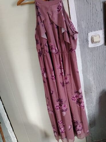 haljine c a: 2XL (EU 44), color - Pink, Cocktail, Other sleeves — 3