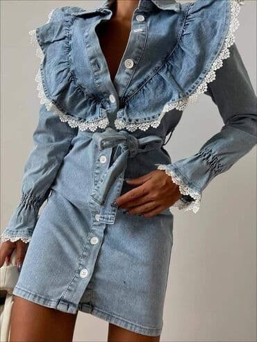 gerry weber cena: Teksas haljina
Uvoz Turska
Vel: S, M, L
Cena: 3.900din — 1