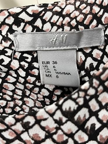 armani haljine: Lagana H&M haljina sa 3/4 rukavima
Broj 36 — 5
