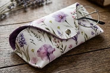bros ruma torbe zenske: Etui/ futrola za naočare sa floralnim dezenom - Materijal: čvrsta — 1