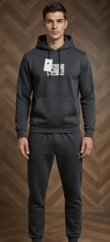 zara m: Trenerka Nike, bоја - Siva — 2