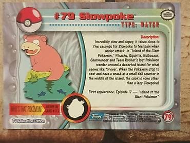 capriolo novi sad: Pokemon kolekcionarska karta – Slowpoke #79 (TV Animation Edition) - — 2