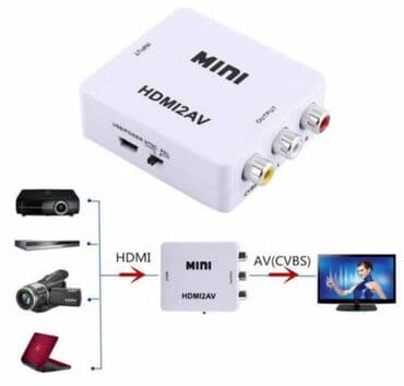 kupujem prodajem tablet: HDMI na AV rca adapter konverter 1080p HDMI na AV/3rca adapter — 7