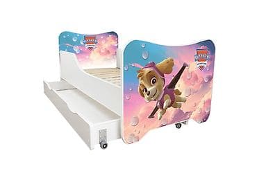 ogradica za krevet ikea: Dečiji Krevet 160x80 cm Happy Kitty Sky + Fioka - Krevet za decu sa — 2