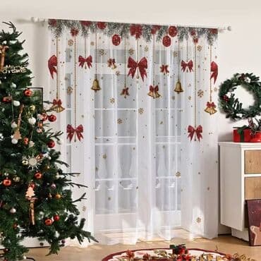 ogledalo po meri cena: Novogodišnje zavese Cena 1700din/2kom kao na slici Poručuje se — 9
