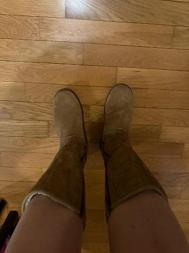 UGG ženske čizme do listova, od prirodne brušene kože (an tilop). -