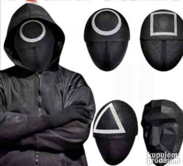 kucica za lutke cena: Squid Game maske - 4 modela Materijal -- Visokokvalitetne maske — 1
