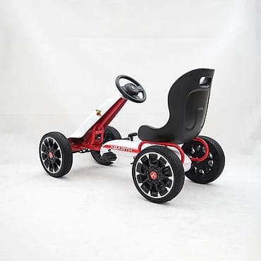 roleri za devojcice 30 33: Karting na pedale ABARTH – beli Šifra proizvoda: Sportski karting — 1