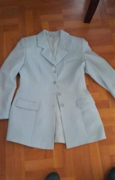 Kancelarijski nameštaj: Odličan sako nežno sive boje. Ramena 42, pazuh 52, dužina 72cm. - — 3