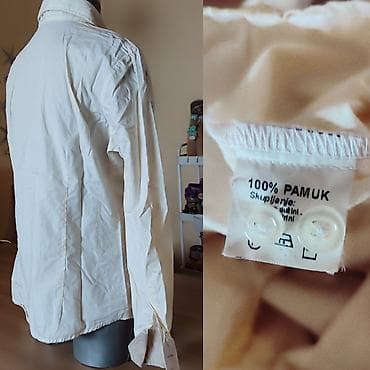 Ženska obuća: Krem košulja brenda Veneto, veličine 42. Izrađena je od 100% pamuka — 2