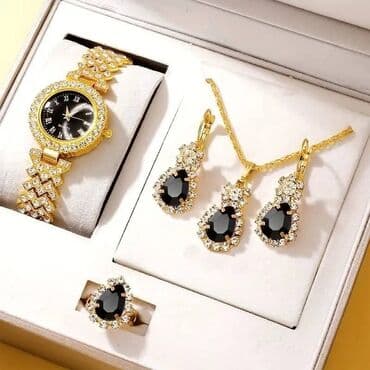 win win satic smartic: Set: Earrings, Bracelet, Necklace, Material: Stainless steel — 2