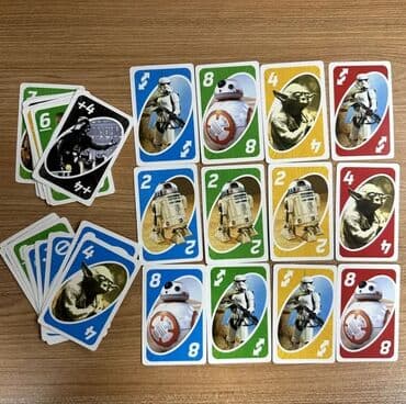 mala sirena igracka: UNO star wars, 2 spila — 1