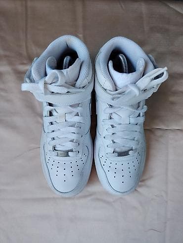 vans 38,5: Nike Air Force 1 High, bele Ug 24cm - Model: Nike Air Force 1 High - — 1
