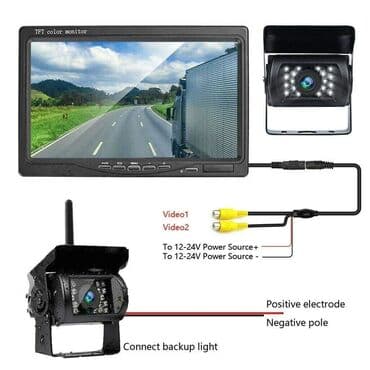 multimedija za audi a3: Monitor za KAMION, BAGER. AUTOBUS, KOMBAJN 7 inca + 2 rikverc kamere — 4