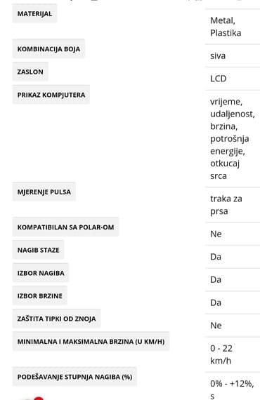 nemacki za 5 razred data status: Nova TOORX profesionalna traka za trcanje. Kupljena je pre par meseci — 13