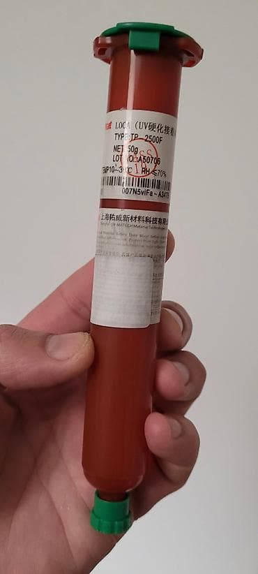 UV Lepak Loka 2500F 50gr UV LOCA (tečni optički prozirni lepak) koji