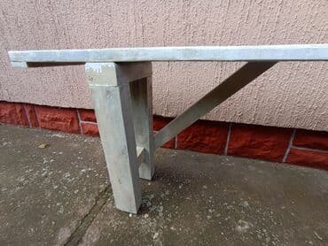 stolovi za decu: Sto i klupe za slave,veselja i slično,sto drveni-rasklopiv, debljina — 12