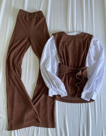 crna kosulja sive pantalone: 09. ✨ nova kolekcija ✨ komplet iz tri dela || pantalone, kosulja i — 2