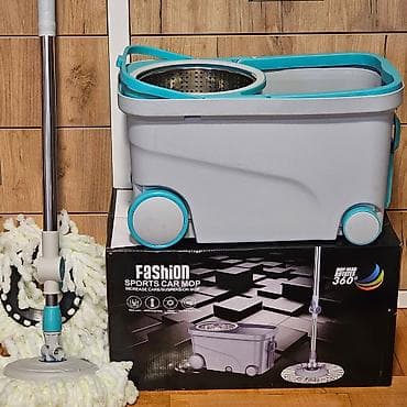 stalak za zacine: 01. Dzoger sa kantom Spin mop + kanta Rotirajuci dzoger — 1