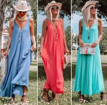 Color - Light blue, Oversize, With the straps