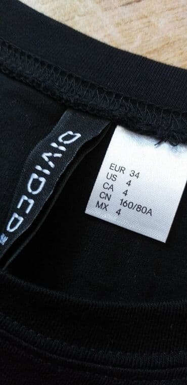 svečane haljine c a: H&M S (EU 36), color - Black, Oversize, Short sleeves — 3