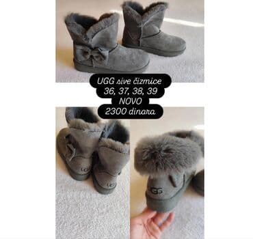 kupujemprodajem ženske čizme: Ugg čizme, bоја - Siva, 39 — 1